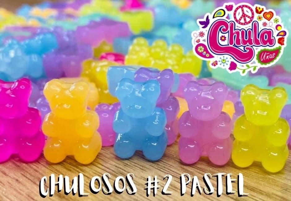 CHULOSOS TONOS PASTELES 10 PZAS