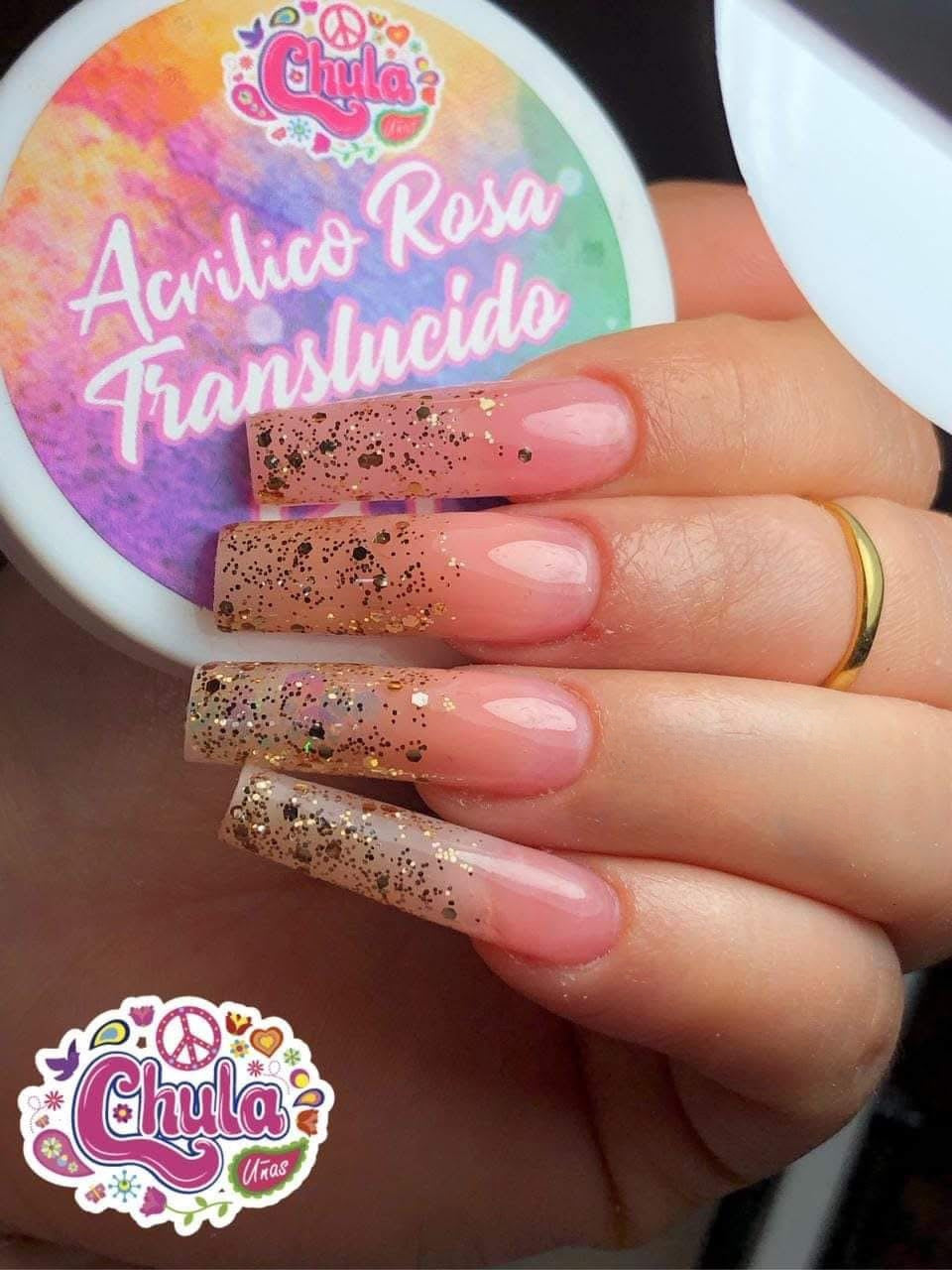 ACRILICO ROSA TRASLUCIDO 60 GR
