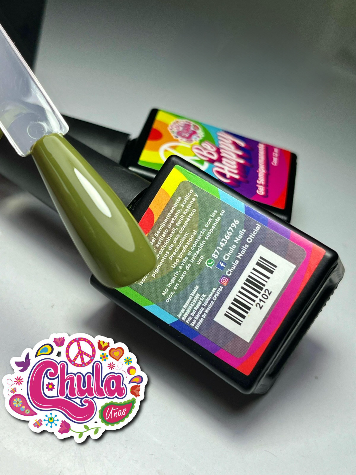 LINEA DE GEL BE HAPPY NO. 2102 12 ML