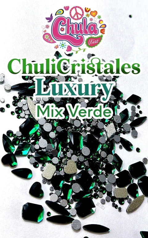 CHULICRISTALES LUXURY MIX (VERDE)