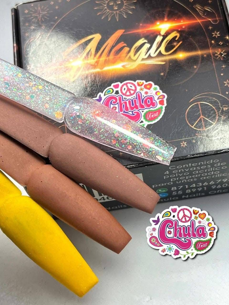 COLECCION DE ACRILICOS MAGIC 4 PZAS (7 GR)