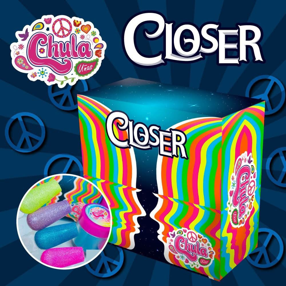 COLECCION DE ACRILICOS CLOSER 4 PZAS (7 GR)