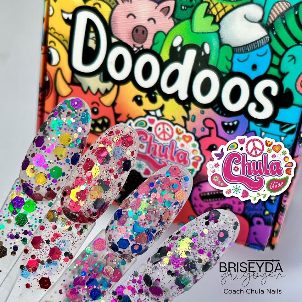 COLECCION DE ACRILICOS DOODOS 4 PZAS (7 GR)