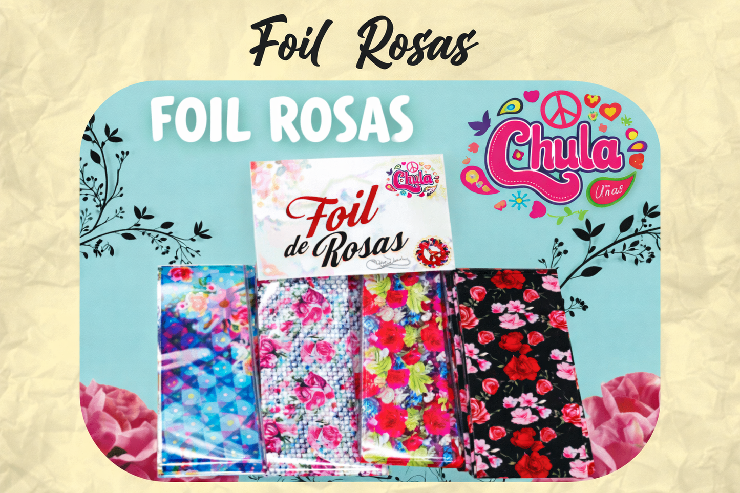 FOIL DE FLORES 1 PZA. (1 M)