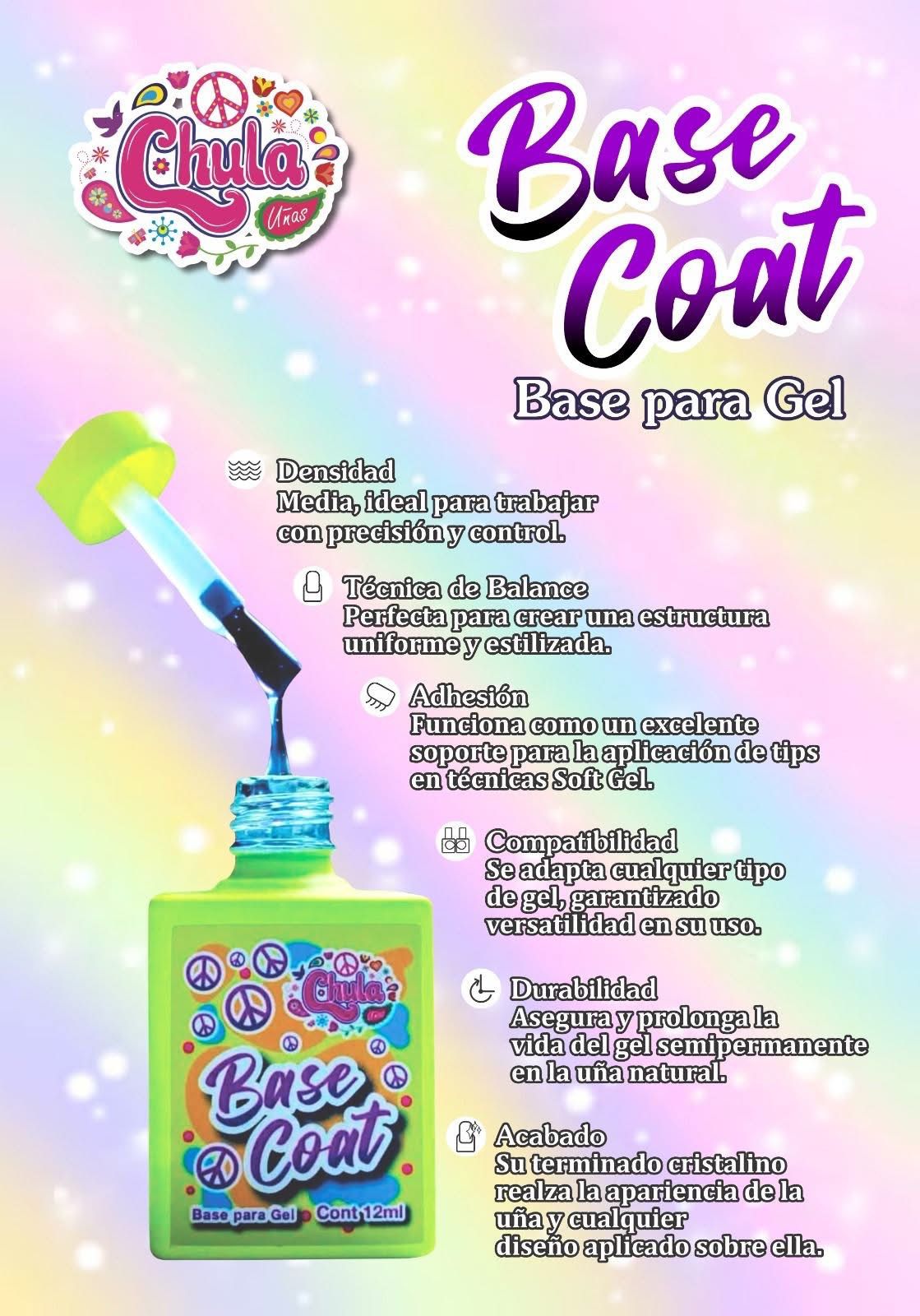 BASE COAT 12 ML (NUEVA PRESENTACION MISMA FORMULA)