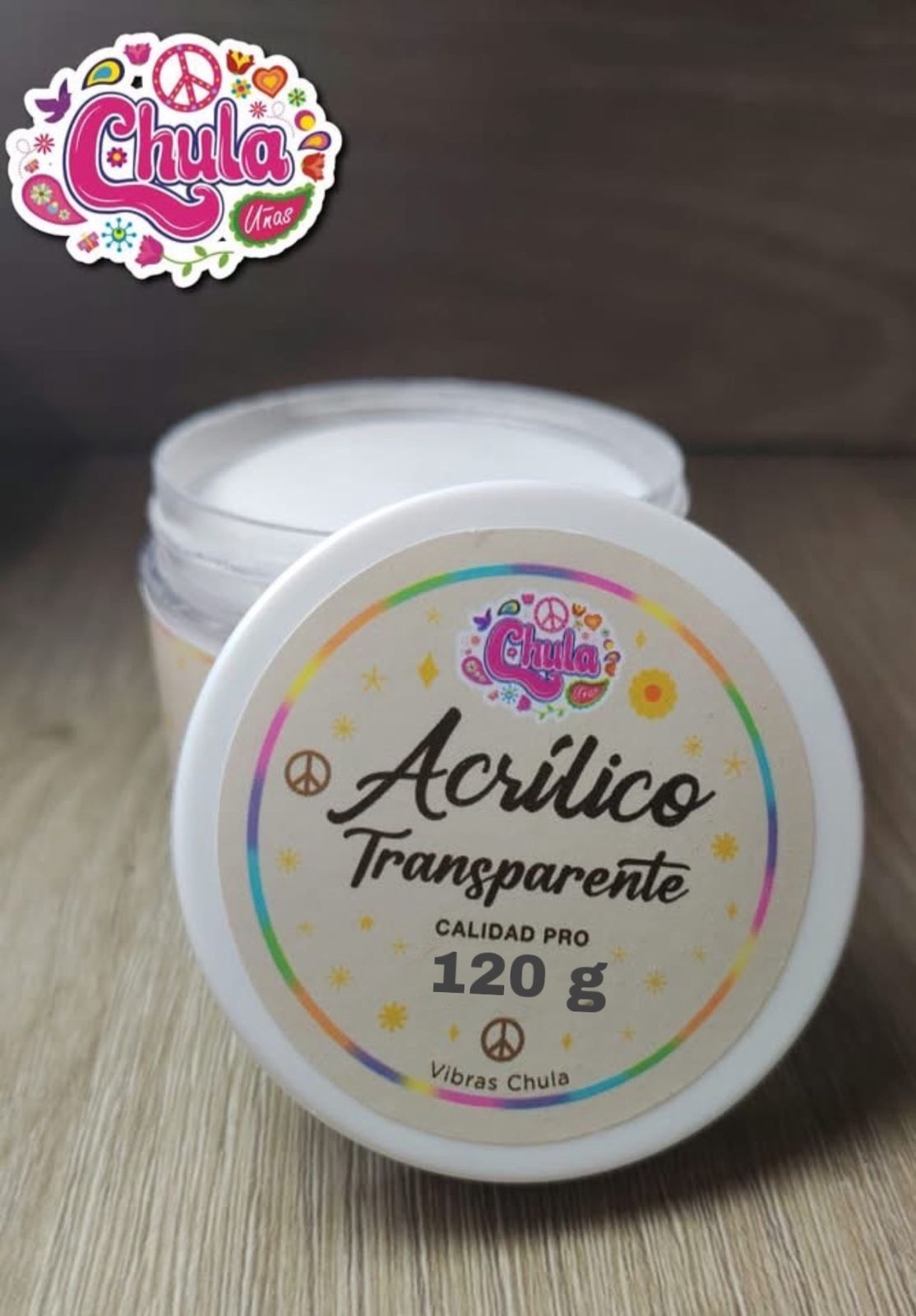 ACRILICO TRANSPARENTE 120 GR