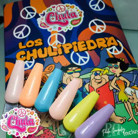 CHULI GAMA GEL CHULI PIEDRA 6 PZAS