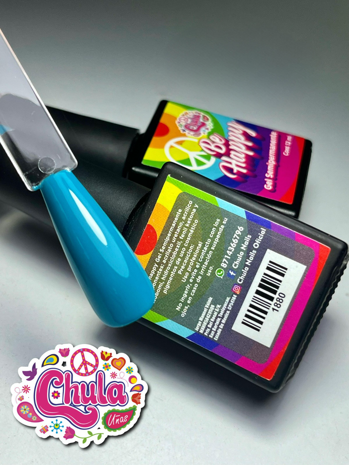 LINEA DE GEL BE HAPPY NO. 1880 12 ML