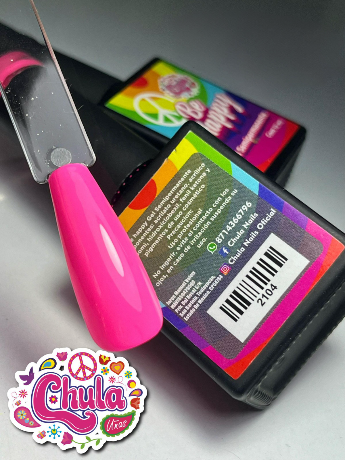 LINEA DE GEL BE HAPPY NO. 2104 12 ML