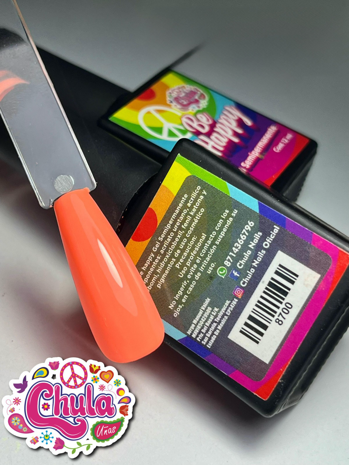 LINEA DE GEL BE HAPPY NO. 8700 12 ML