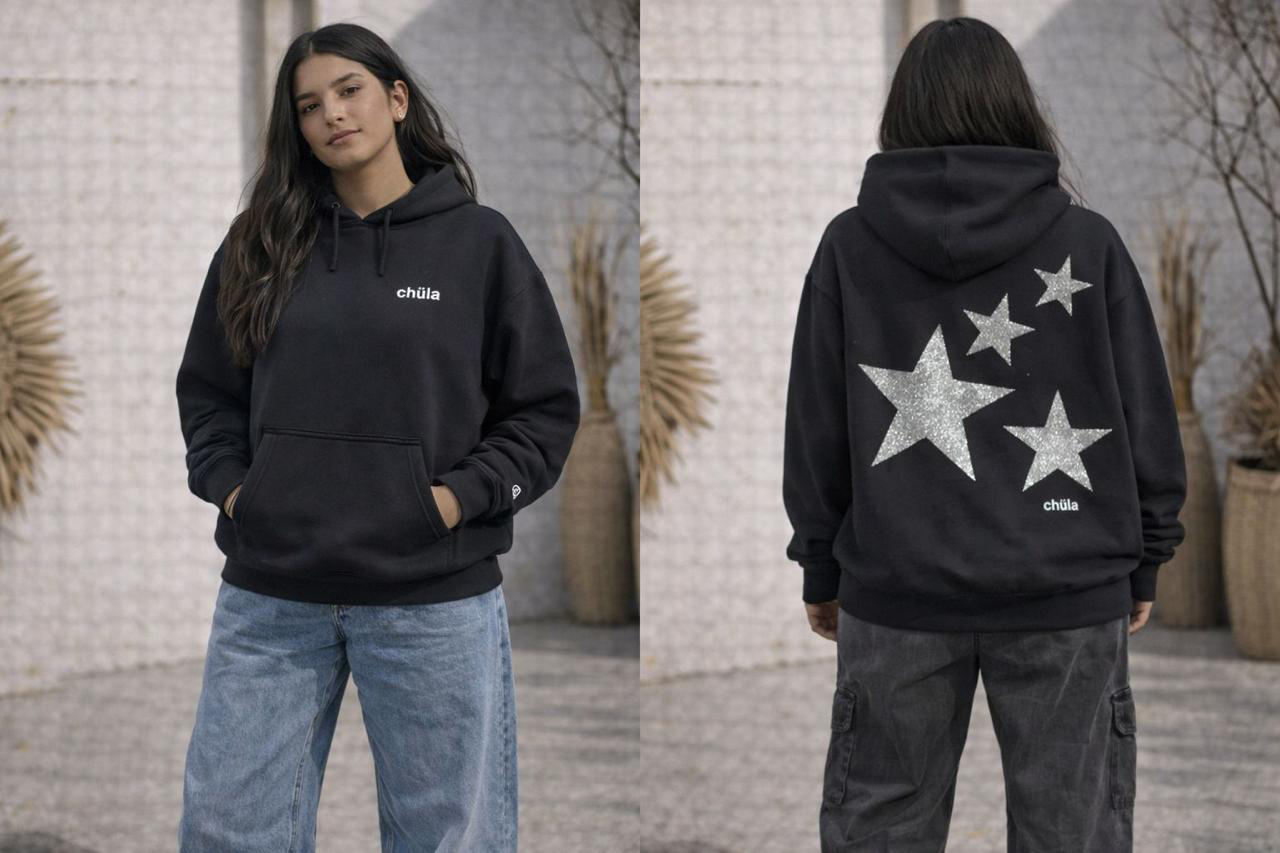 NUEVA HOODIE MIDNIGHT STARS (SUDADERA)