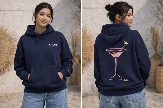 NUEVA HOODIE PINK MARTINI CLUB  (SUDADERA)