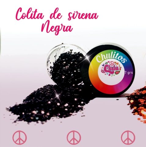 CHULITO COLITA DE SIRENA NEGRA 7 GR