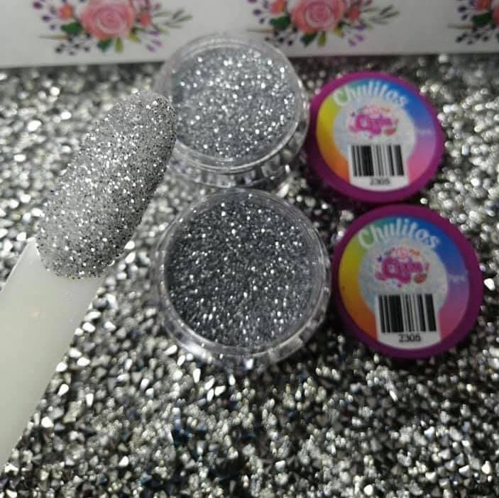 CHULITO GLITTER PLATA 7 GR