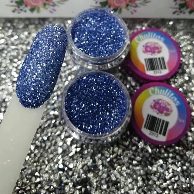 CHULITO GLITTER AZUL CIELO 7 GR