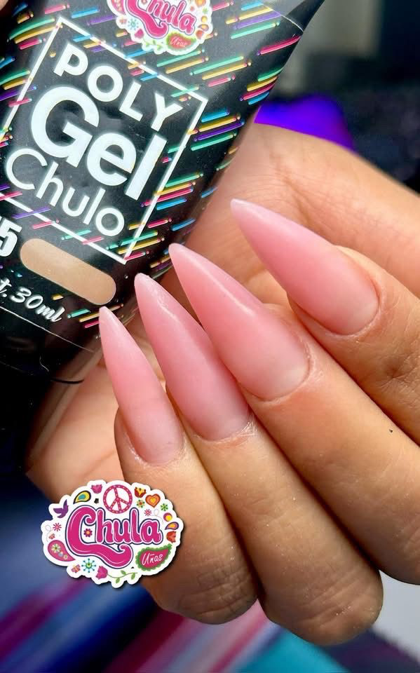 NUEVO POLY GEL CHULO #15 30 ML (NUDE)