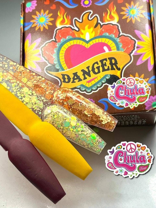 COLECCIONES DE ACRILICOS DANGER 4 PZAS (7 GR)