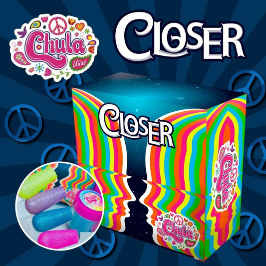 COLECCION DE ACRILICOS  CLOSER 4 PZAS (7 GR)