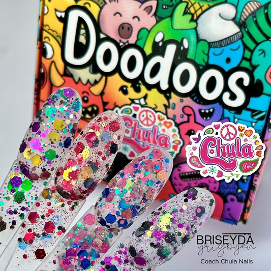 COLECCION DE ACRILICOS  DOODOS 4 PZAS (7 GR)