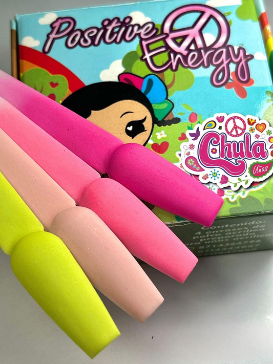COLECCION DE ACRILICOS POSITIVE ENERGY 4 PZAS (7 GR)