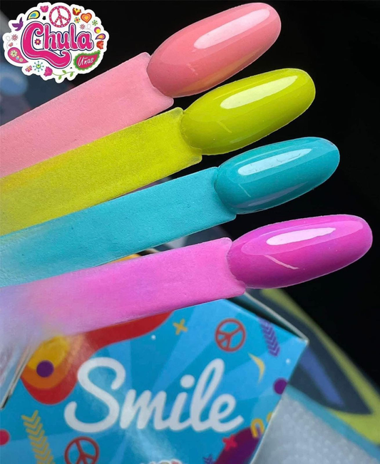 COLECCION DE ACRILICOS SMILE 4 PZAS (7 GR)