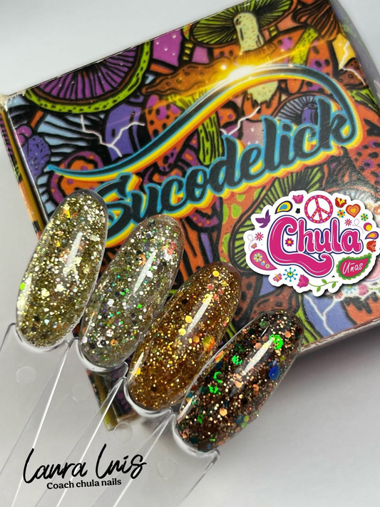 COLECCION DE ACRILICOS SYCODELICK 4 PZAS (7 GR)
