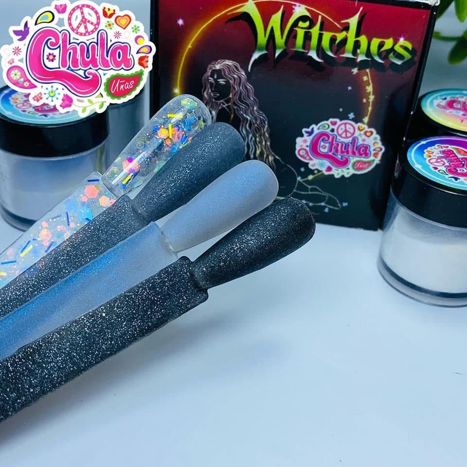 COLECCION DE ACRILICOS  WITCHES 4 PZAS (7 GR)