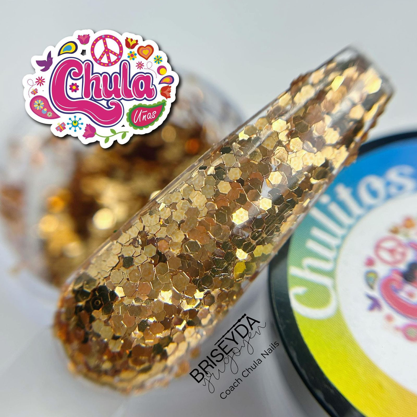 CHULITO GLITTER DORADO 7 GR