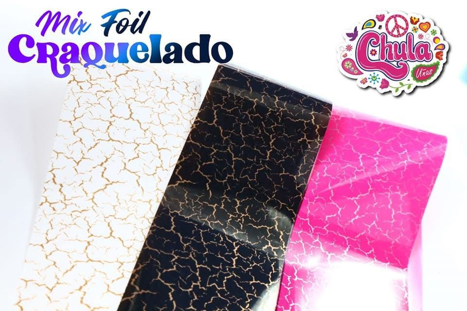 MIX FOIL CRAQUELADO 1 PZA. (1 M)