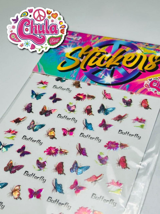 STICKER MARIPOSA