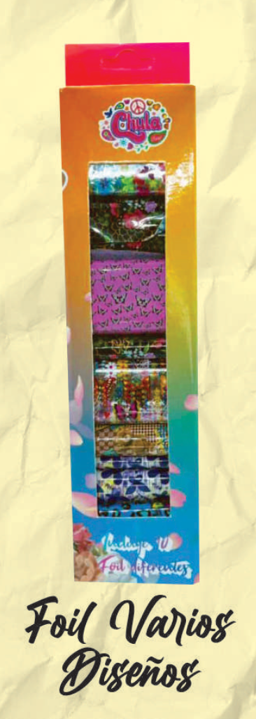 FOIL VARIOS DISEÑOS 10 pzs