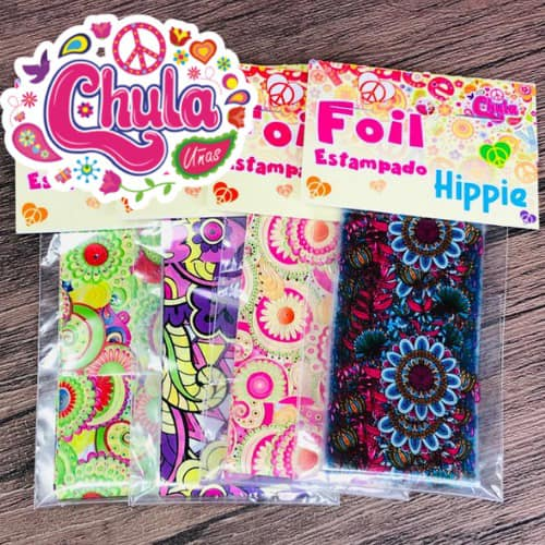 FOIL DE ESTAMPADO HIPPIE 1 PZA. (1 M)