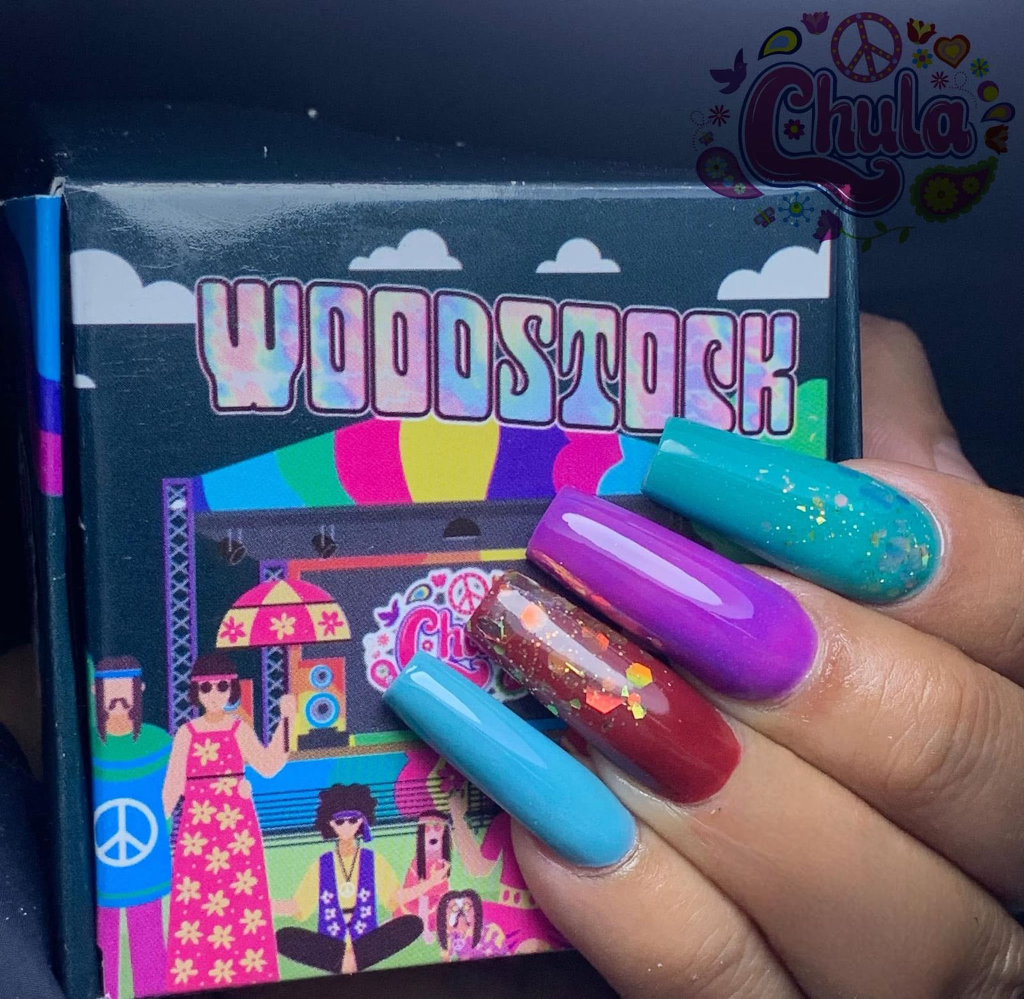 COLECCION DE ACRILICOS WOODSTOCK  4 PZAS (7 GR)