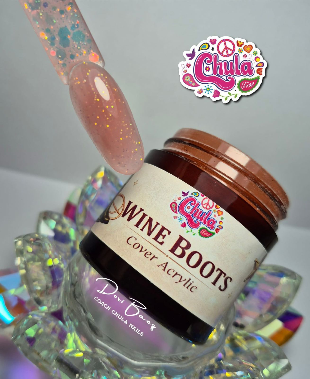 NUEVO ACRILICO COVER WINE BOOTS 30 GR