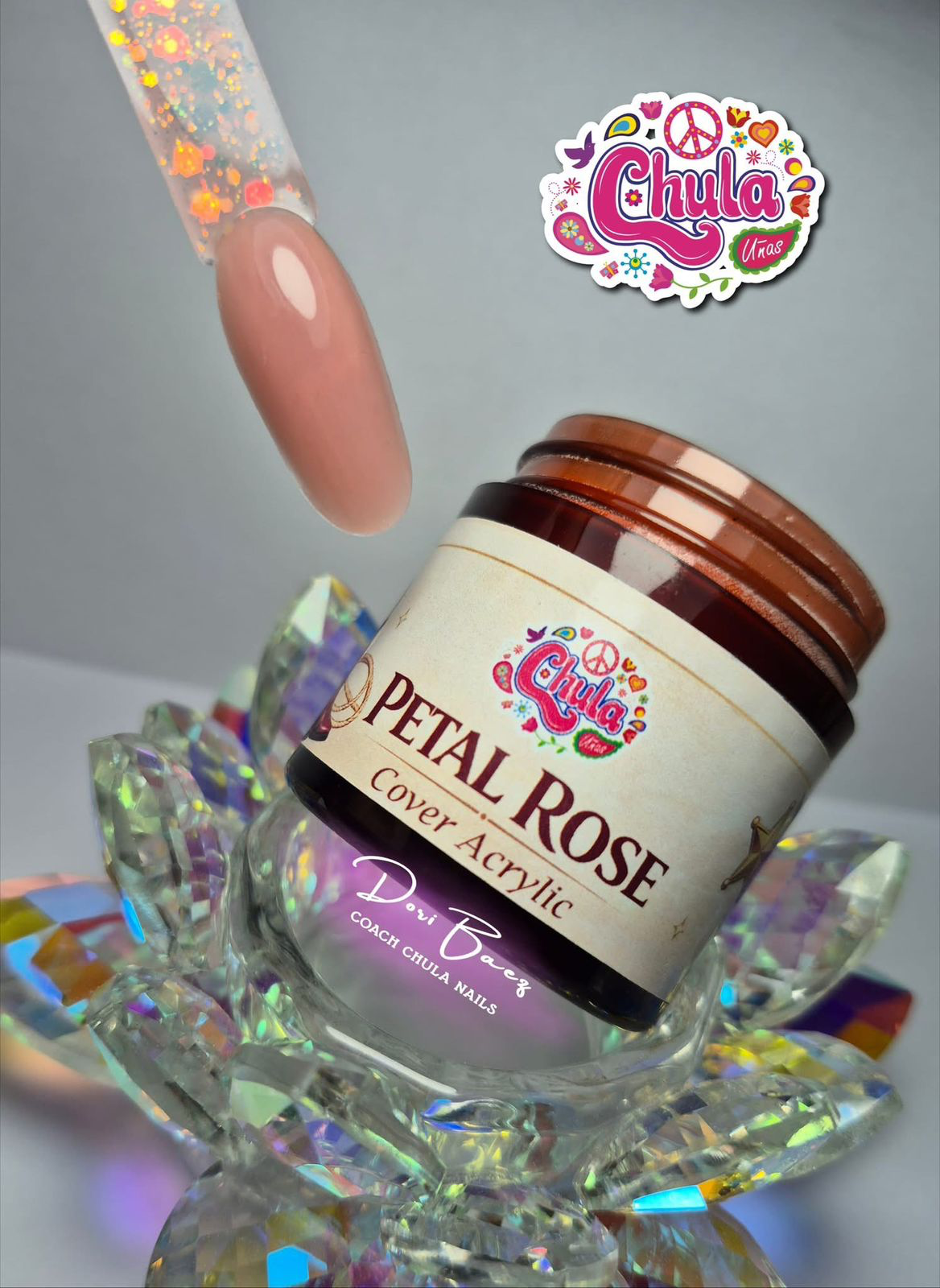 NUEVO ACRILICO COVER PETAL ROSE 30 GR